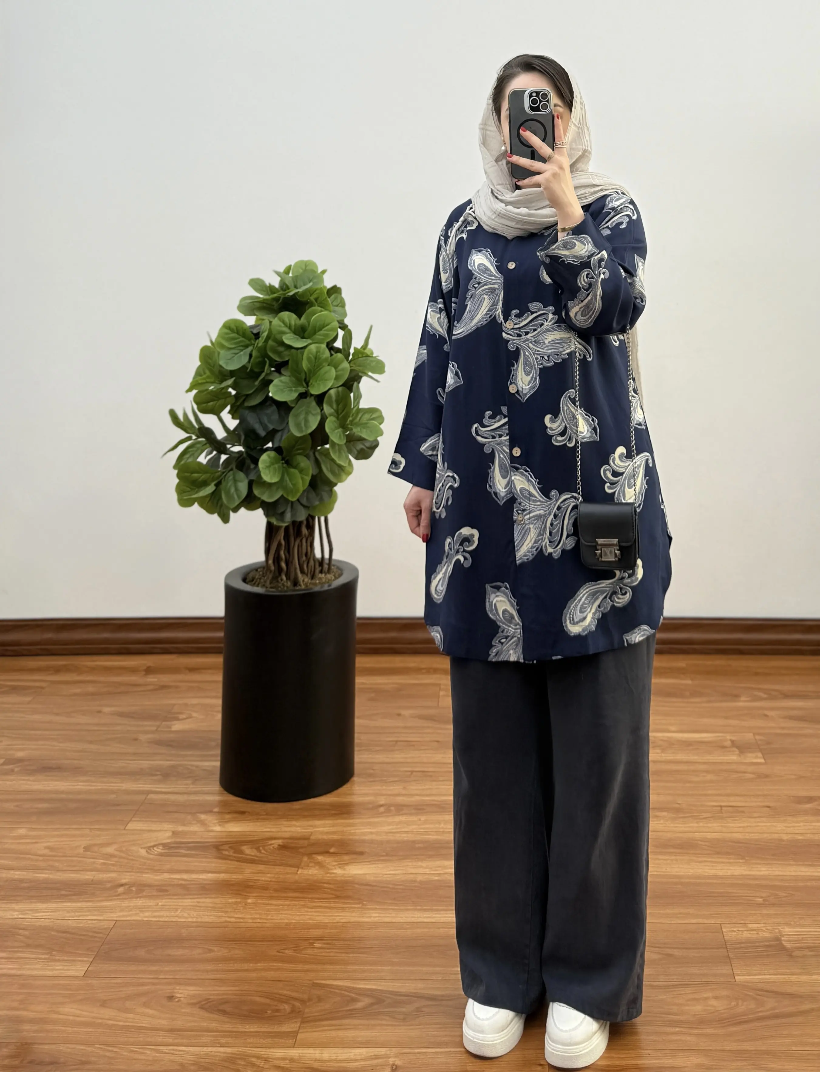 تونیک نخی زنانه مدل آیین